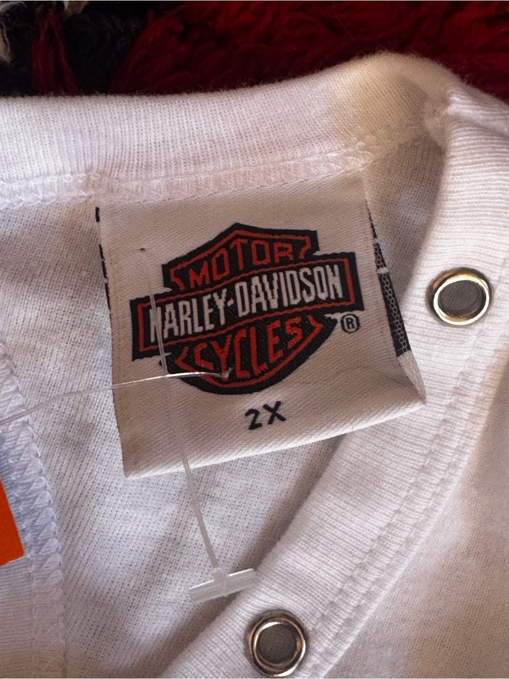 Deadstock NWT Harley Davidson Born To Be Wild Glitter Graphic Tank Sz 2x - Picture 7 of 10